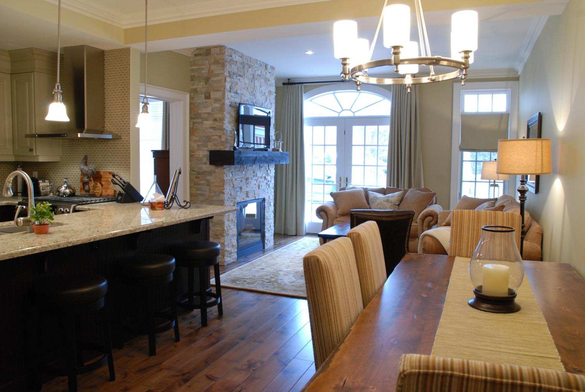 124 On Queen Hotel & Spa Niagara-on-the-Lake Exteriér fotografie A modern open-plan kitchen and dining room